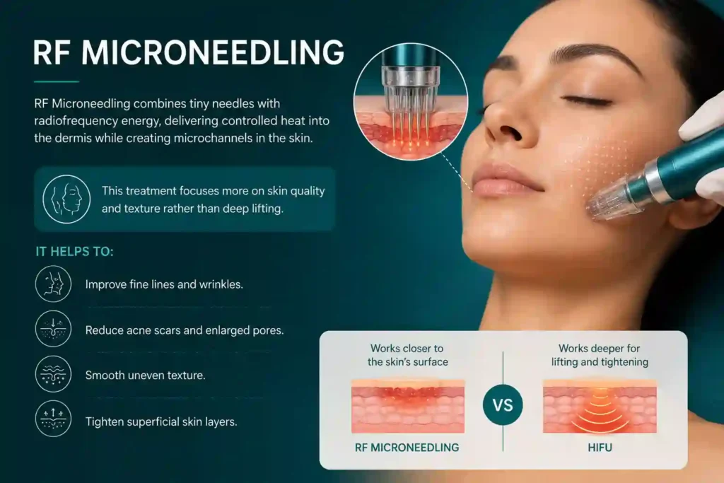 What Does RF Microneedling Do That HIFU Alone Cannot Chorley